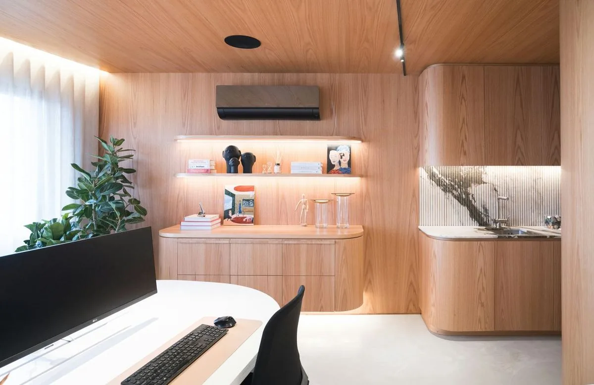 Home office planejado madeira Rio de Janeiro