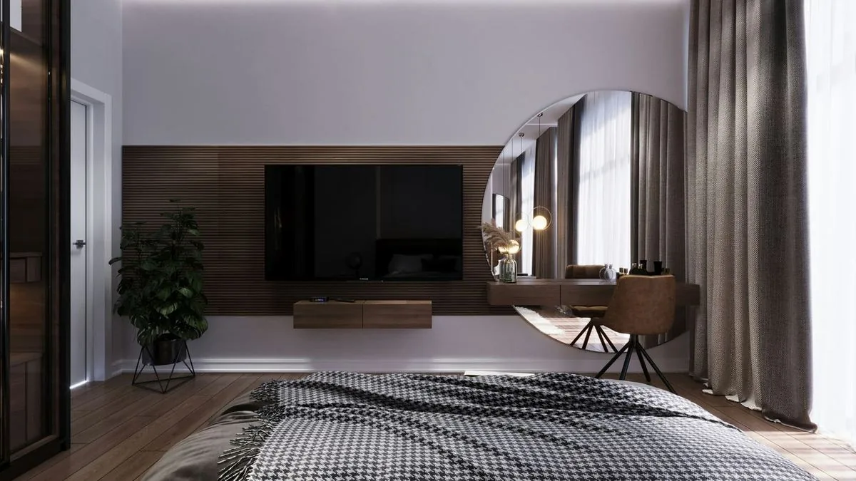 Quarto home office planejado